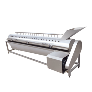 Continuous claw peeling machine