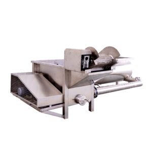 Curved scalding machine